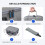Large Carrying Case for 3 Accessories, Storage Bag 8