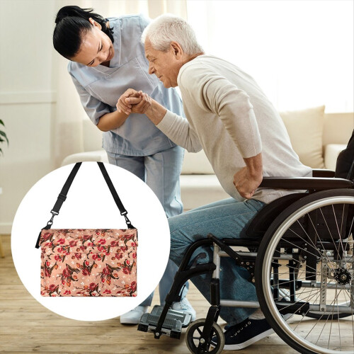 Polyester Cloth Printed Wheelchair Bag Electric Walker 2