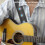 Guitar Strap Ethnic Style Leather Adjustable Acoustic Electric Black 3