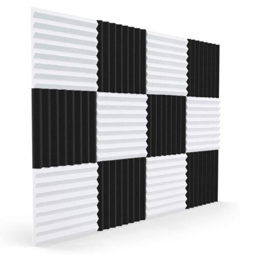 12 Pcs Acoustic Foam Board,Sound Insulation,for Studio Game Room