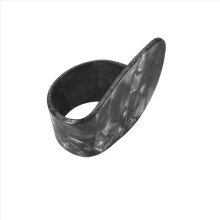 Gitarren-Slide-Set, bestehend aus 1 Glas-Slide und Stahl-Messing-Slide.