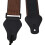 Guitar Strap with 3 Pick Holders Cotton for Guitars (Coffee) 8