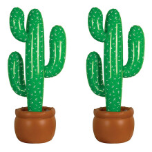 2 stuks opblaasbare cactus-kokospalm