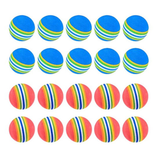 20 Pcs Golf BallsSoft Foam Garden Balls Practice