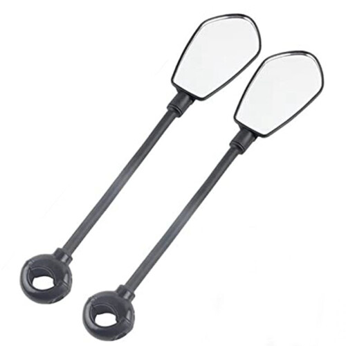 Bicycle Handlebar Rearview Adjustable Light Mirror (2PCS)