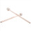 1 Pair Drum Mallet Stick Felt Head Timpani Hammer 8