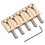 6 Set Bridge Saddle for Solid Brass (Silver) 1