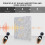 Soundproof Wall Panels,for Recording Studio,Office,Silver-Gray 4