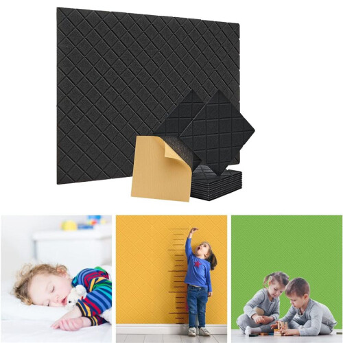 Soundproof Wall Panels,for Recording Studio,Office,Black 2