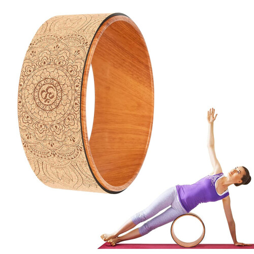 Yoga Wiel Rugroller Kurkhout 2