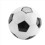 Size 5 Professional Training Soccer Balls PU Leather Black White 1