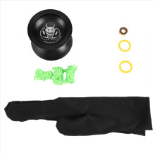 A1 Jojo für Kinder, für Anfänger, Aluminiumlegierung, Schwarz