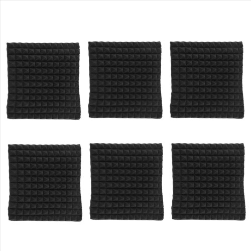 6 stuks akoestische panelen, schuimplaat, studiogeluidsabsorberende wigtegels 2