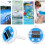 Schwimmendes digitales Mini-Poolthermometer, wasserfest 7