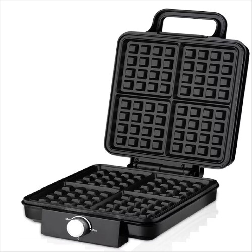 4- WaffleMaker 1500W Dubbele Verwarmingstemperatuurregeling (EU) 1