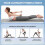 Yoga Stick 5 Ft Sturdy Steel Adjustable Stretching 6