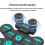 Electronic Drum Set Hand Roll 9 Pads Dual Speaker Rechargeable 7