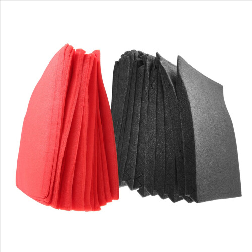 48 stuks geluidsisolatiepaneel studioschuimplaat, 2,5 x 30 cm 2