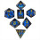Resin Dragon Eye Dice Cthulhu Running Group Board Game Blue 6