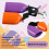 High Low Sound Knocker Drum Percussion Instrument Part +orange 7