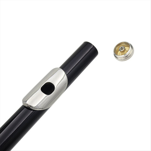 Flute mouthpiece nut, silver 1