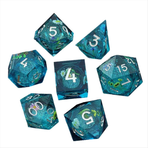 Resin decal quicksand for DND dice coc running group C 1