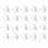 20Pcs Clockwork Legged Robot Wind Up Toy Movement for Kid White 1