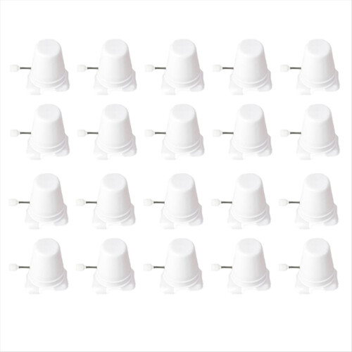 20Pcs Clockwork Legged Robot Wind Up Toy Movement for Kid White