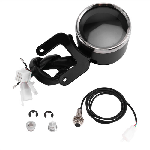 Universele 12V Motorfiets LCD Digitale Kilometerteller Snelheidsmeter 2