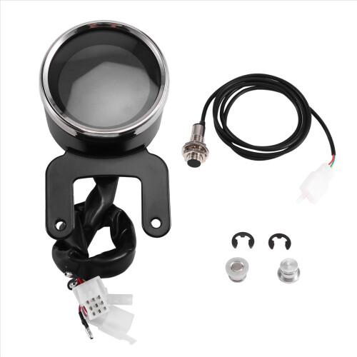 Universele 12V Motorfiets LCD Digitale Kilometerteller Snelheidsmeter 1