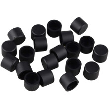 500Pcs/Lot Plug Protective Cover Audio Lotus Head , Black