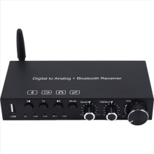 USB 192KHz digitaal naar analoog converter met hoofdtelefoonversterker