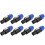 8-pack audiokabeladapterconnectoren, 4-polige luidsprekerstekker 1