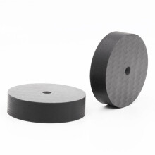 Koolstofvezel luidsprekerisolatie 50x10mm spikes basispad HiFi AMP