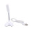 USB Laptop Microfoon Stemmicrofoon Hoge Gevoeligheid Mini voor PC, Wit 5