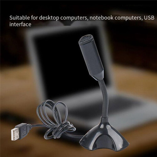 USB Laptop Microfoon Stemmicrofoon Hoge Gevoeligheid Mini voor PC, Wit 2