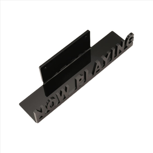 Wandhalterung für CD-Schallplatten, Schwarz