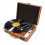 Vintage Vinyl Record Player EU Plug,dark brown 6