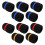 10 Pcs Handheld Stage Microphone Windscreen Foam Cover Karaoke Black 3