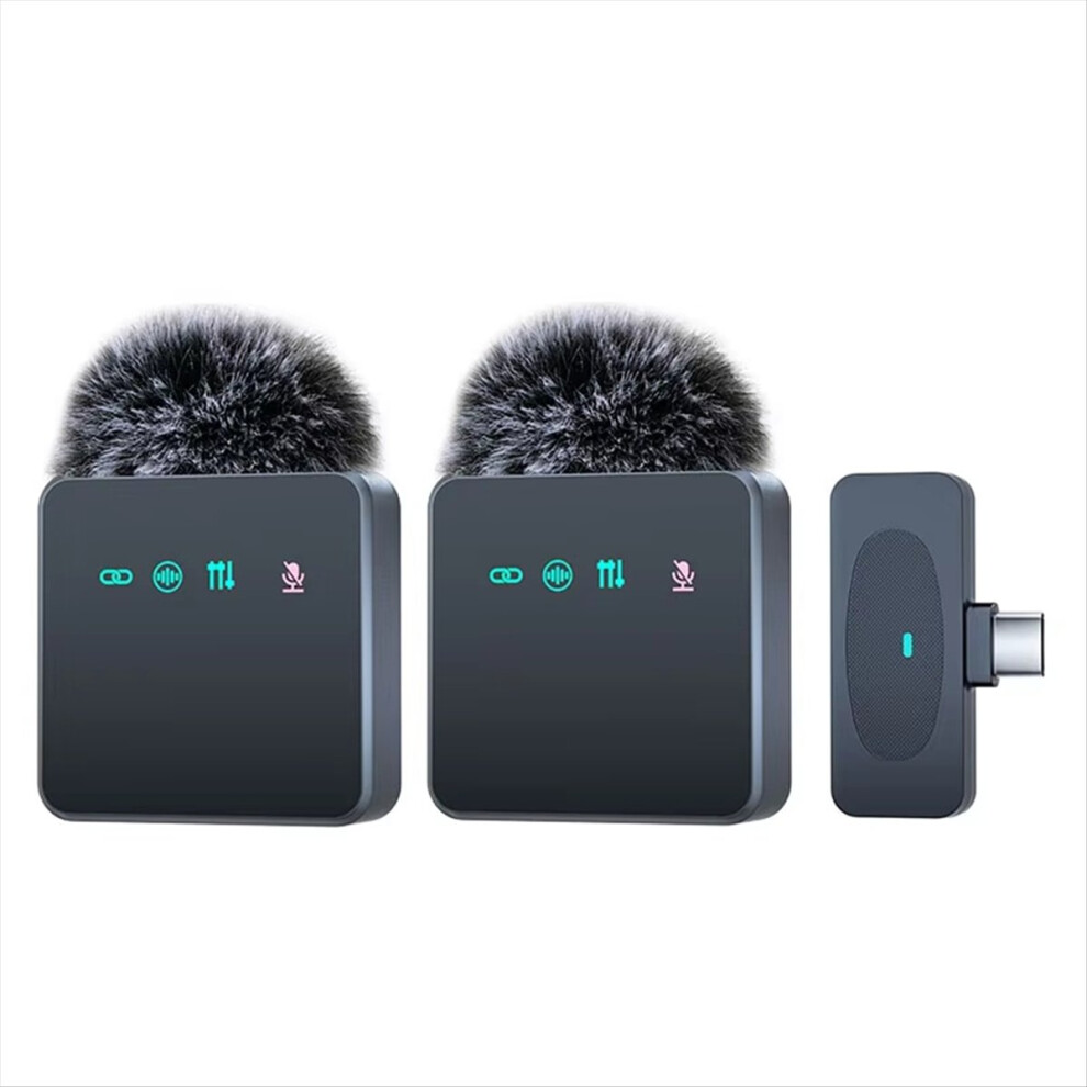 Lavalier Microphone With Noise Reduction Recording Mute Function,B 4852044490202