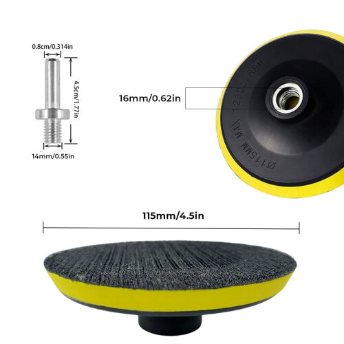 30-Piece Drill Bit Sanding Attachment Sandpaper 60/80/100 2
