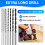 7Pcs Extra Long Wood Drill Bit Set 300mm Bits 5