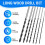 7Pcs Extra Long Wood Drill Bit Set 300mm Bits 7