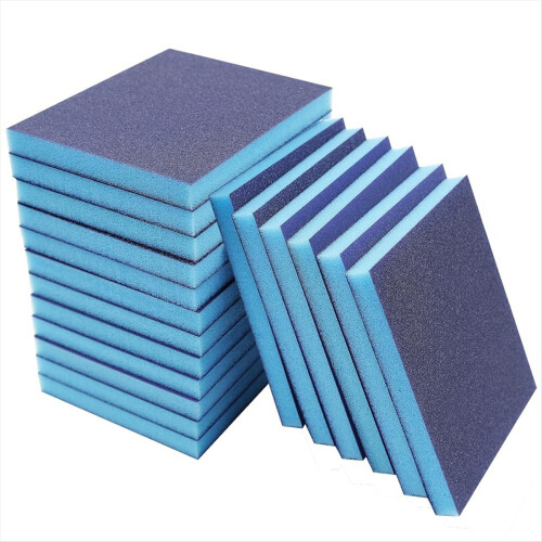60-200 Grit Sanding Sponge Block Set Wet Dry, Blocks 1