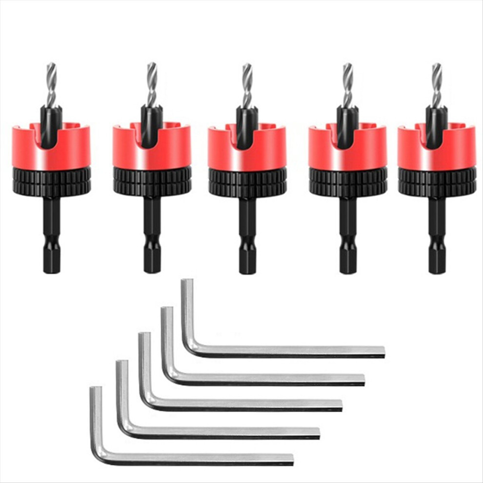 5Pcs 8Mm Shank Countersunk Drill Bit Woodworking Router 4852044494156