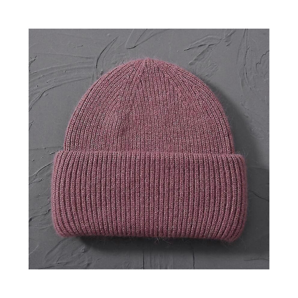 Kikidex (As Show, Beige) Women's Cashmere Wool Beanies Autumn Cap