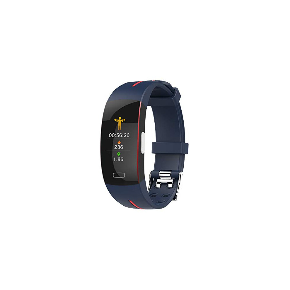 Smart Bracelet Color Screen ECG Heart Rate Blood Pressure Fitness Tracker Compatible With Android iOS