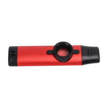 Metall-Kazoo Resin-Mundstück, einstellbarer Sitz, rotes Blasinstrument