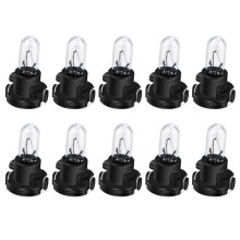 T3 Halogen Bulb 12V Instrument Cluster Panel Dashboard Gauges Light Warm White Pack Of 10