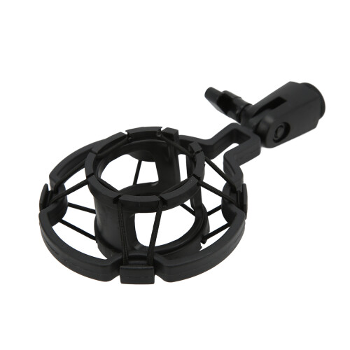 Flexible Microphone Shock Mount for Broadcasting Conference 10cm Size Black 1
